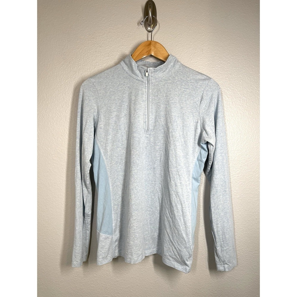 TASC Performance Women's Long Sleeve 1/4 Zip Pullover Athletic Top Size M Shirt